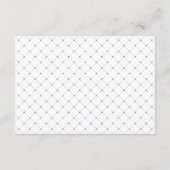 アラベスク レセプション カード | シャンパン シマー (裏面)