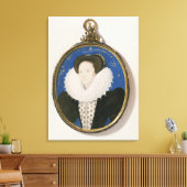 アラベラスチュアートのミニチュア、レノックス公爵夫人、1 キャンバスプリント (インサイチュ (リビング))