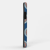 アラベ名門私立校風のスク水玉模様ドットの部族パターン Case-Mate iPhoneケース (裏面/右)