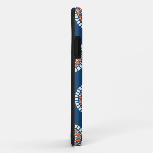 アラベ名門私立校風のスク水玉模様ドットの部族パターン Case-Mate iPhoneケース (裏面/右)