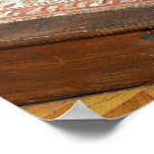 アラベ書スクの木工入りクルミ ポスター (角)