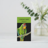 アラミリタリスグリーンオウム 名刺 (スタンド正面)