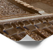 アラムの一連の華美アーチの詳細 ポスター (角)