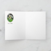 アラムユリの空白のな挨拶状 カード (内部)