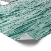 アラメダビーチアラメダ島の帆船 ポスター (角)