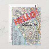 アラメダポストカードからこんにちは ポストカード (正面/裏面)