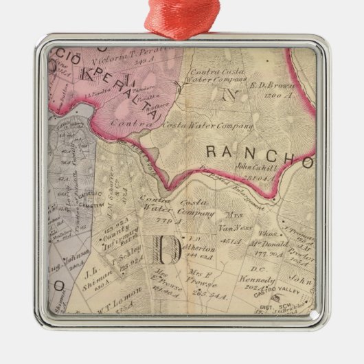 アラメダCo 3 メタルオーナメント (正面)