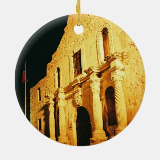 アラモのオーナメントを覚えて下さい セラミックオーナメント (裏面)