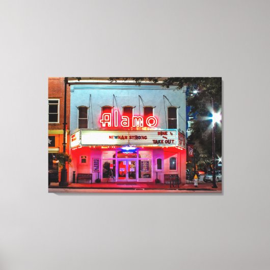 アラモのストレッチされたキャンバスアート キャンバスプリント (正面)