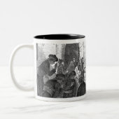 アラモのスペインのな代表団 ツートーンマグカップ (左)