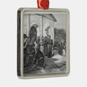 アラモのスペインのな代表団 メタルオーナメント (右)