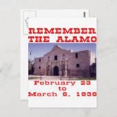 アラモを思い出#001 ポストカード (正面/裏面)