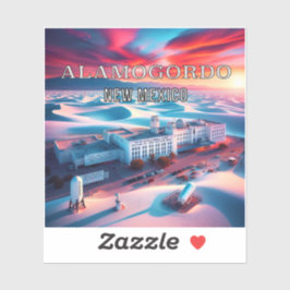 アラモゴルドニューメキシコ3インチビニールステッカー シール