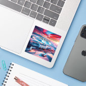 アラモゴルドニューメキシコ3インチビニールステッカー シール (ノートパソコンとiPhone)