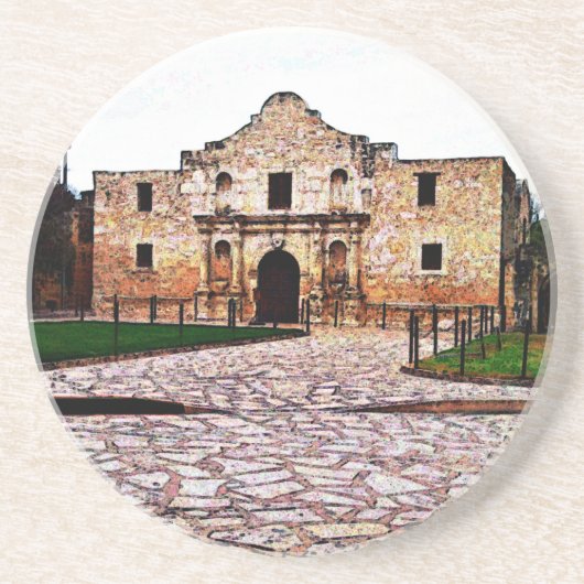 アラモサンドストーンドリンクコースター コースター (正面)