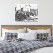 アラモスペインのの使命 キャンバスプリント (インサイチュ (寝室))