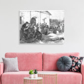 アラモスペインのの使命 キャンバスプリント (インサイチュ (リビング))