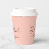 アラモダンビアカスタムビアビスミラ文字ブラック 紙コップ (左)