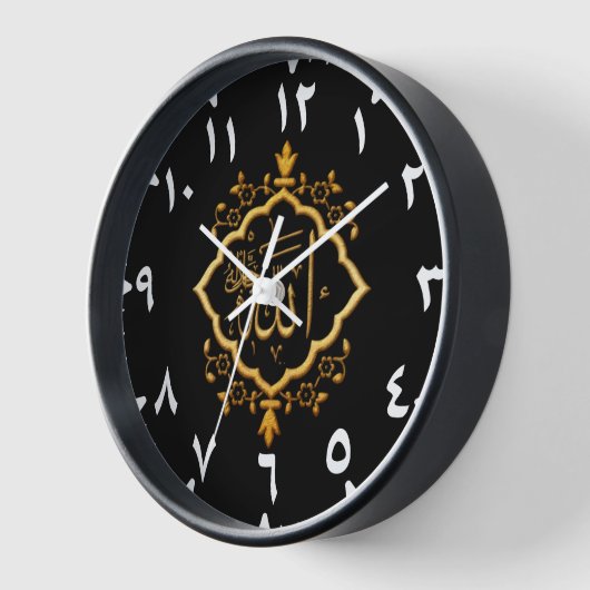 アラモダンムスリムイスラム系アラビアホームデコール 壁時計 (傾斜)