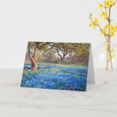 アラモハイツのブルーボンネット畑 カード (黄色い花)