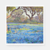 アラモハイツのブルーボンネット畑 スタンダードランチョンナプキン (正面)