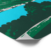 アラモレイク州パークアリゾナヴィンテージ ポスター (角)