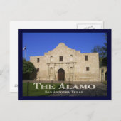 アラモ、サンアントニオ、テキサス州。 ポストカード (正面/裏面)