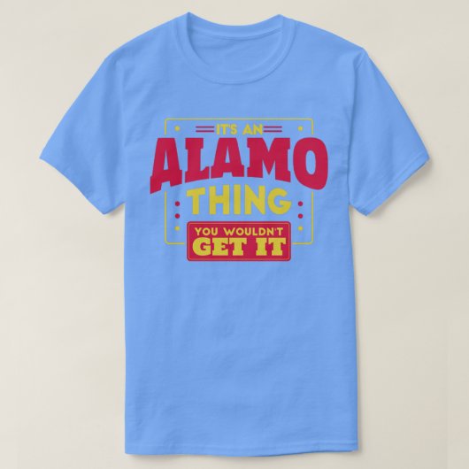 アラモ Tシャツ (デザイン正面)
