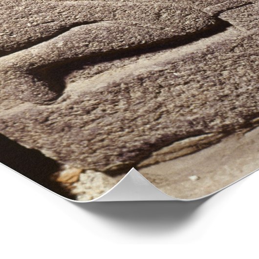 アララス王の息子を描いたレリーフ、 浮き彫り ポスター (角)