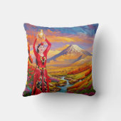 アララットインカラー装飾用クッション クッション (裏面)