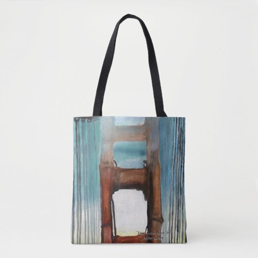 アラルセンアーティストトートバッグ「霧の黄金の門」 トートバッグ (正面)