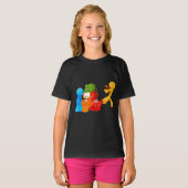アランアニメーションベッカーおもしろい Tシャツ (正面フル)