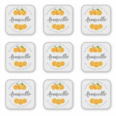 アランチェロミニボトルラベル – 2インチスクエア シール (正面)