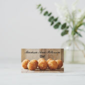 アランチーイタリア料理シェフパーソナライズされた 名刺 (スタンド正面)