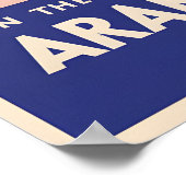 アランドラスター客船ポスター ヴィンテージ ポスター (角)