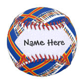 アランド諸島オーランダー国旗のタイルパーソナライズされた張 野球ボール (正面)