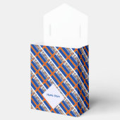 アランド諸島オーランダー国旗タイル張りブルー個人 フェイバーボックス (オープン)