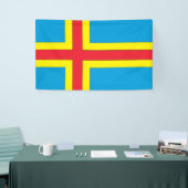 アランド諸島国旗 横断幕 (トレードショー)