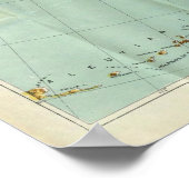 アランド・マクナリーのアラスカの地図 ポスター (角)