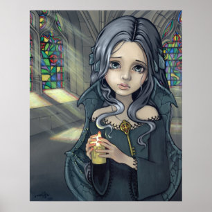 アランナアートプリントゴシックファンタジー妖精 ポスター