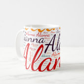 アランナ コーヒーマグカップ (正面左)
