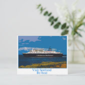 アラン島フェリー - スコットランド ポストカード (スタンド正面)