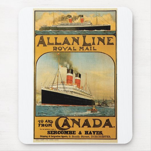 アラン線 マウスパッド (正面)