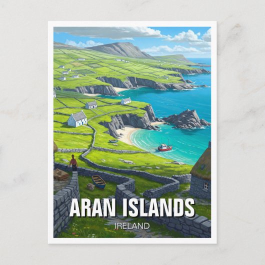 アラン諸島 アイルランド 旅行 ポストカード (正面)