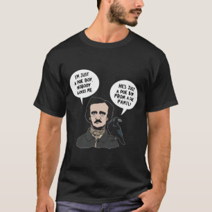 アラン·エドガー·ポー·ボーイ作家レイヴン·クロウ·ゴシック Tシャツ