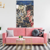 アラン・カプロウ – ジャックの遺産のアラン・カプロウ キャンバスプリント (インサイチュ (リビング))