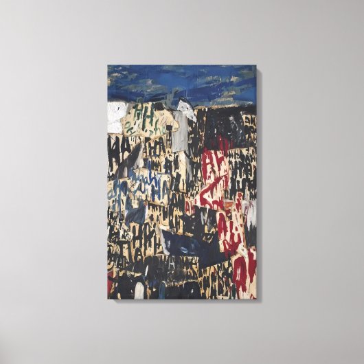 アラン・カプロウ – ジャックの遺産のアラン・カプロウ キャンバスプリント (正面)