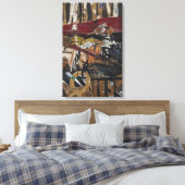 アラン・カプロー – ケージド・キジ#2 キャンバスプリント (インサイチュ (寝室))