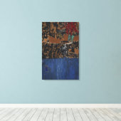 アラン・カプロー – ブルーブルーブルー キャンバスプリント (インサイチュ (ウッドフロア))