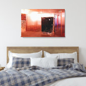 アラン・カプロー – 6つの部分で18の出来事 キャンバスプリント (インサイチュ (寝室))